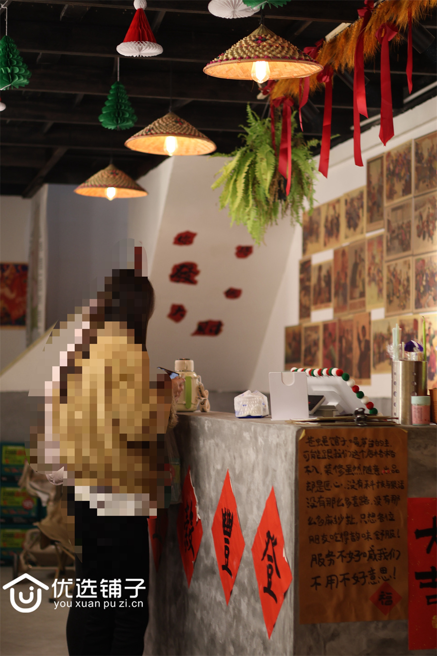 南池人民医院旁150平三开间餐馆转让(可外摆)