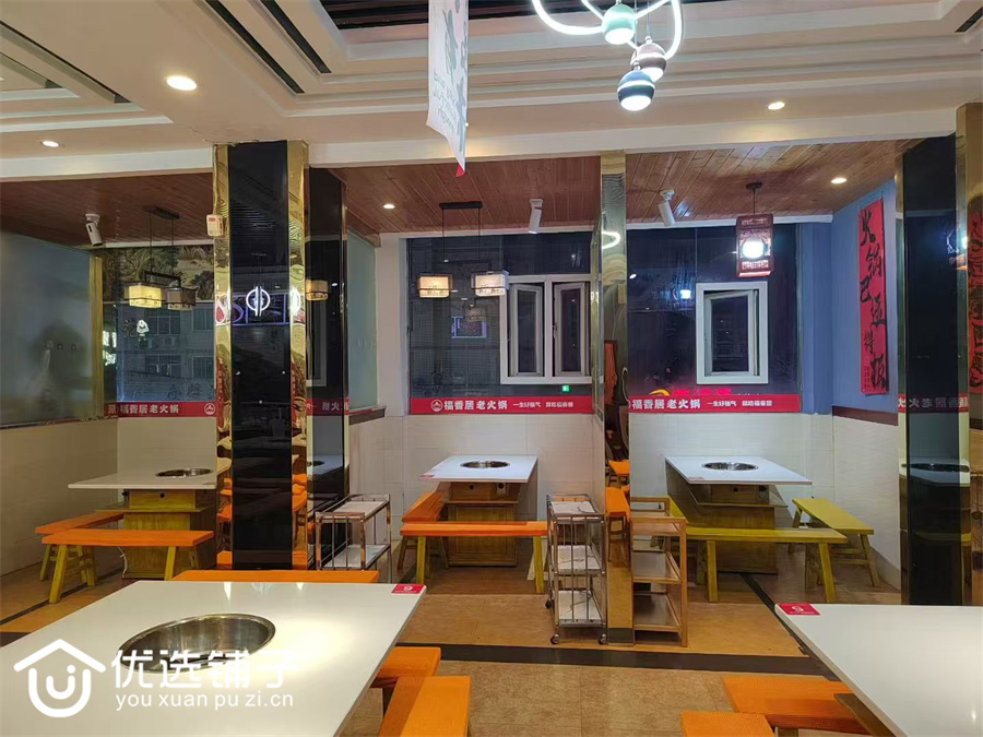 南坝六中附近260平2楼出租(原火锅店)